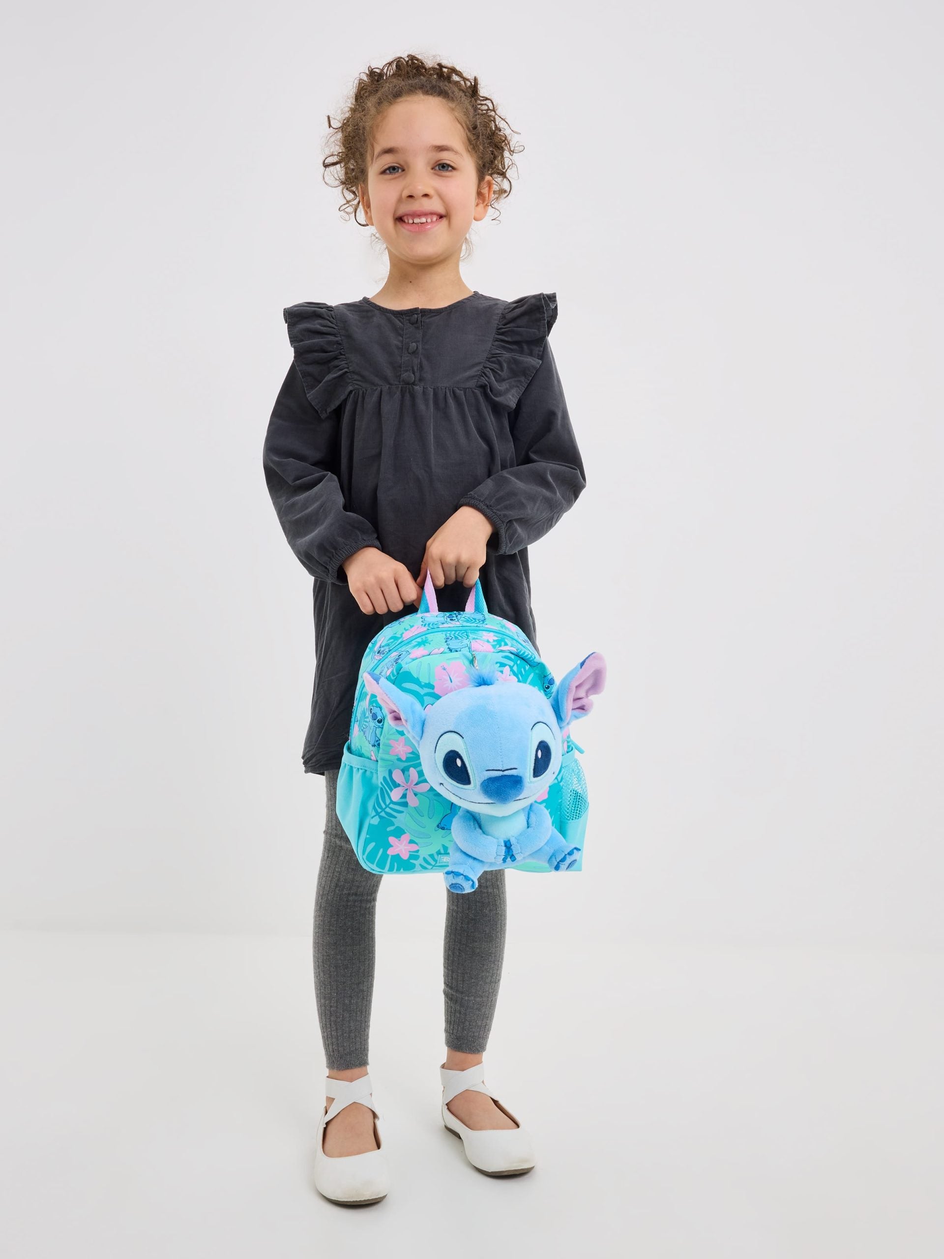 Smiggle - Stitch Uitneembaar Speelgoed Peuterschool Rugzak