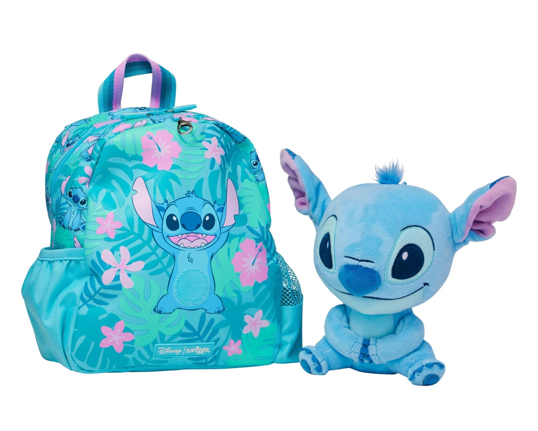 Smiggle - Stitch Uitneembaar Speelgoed Peuterschool Rugzak