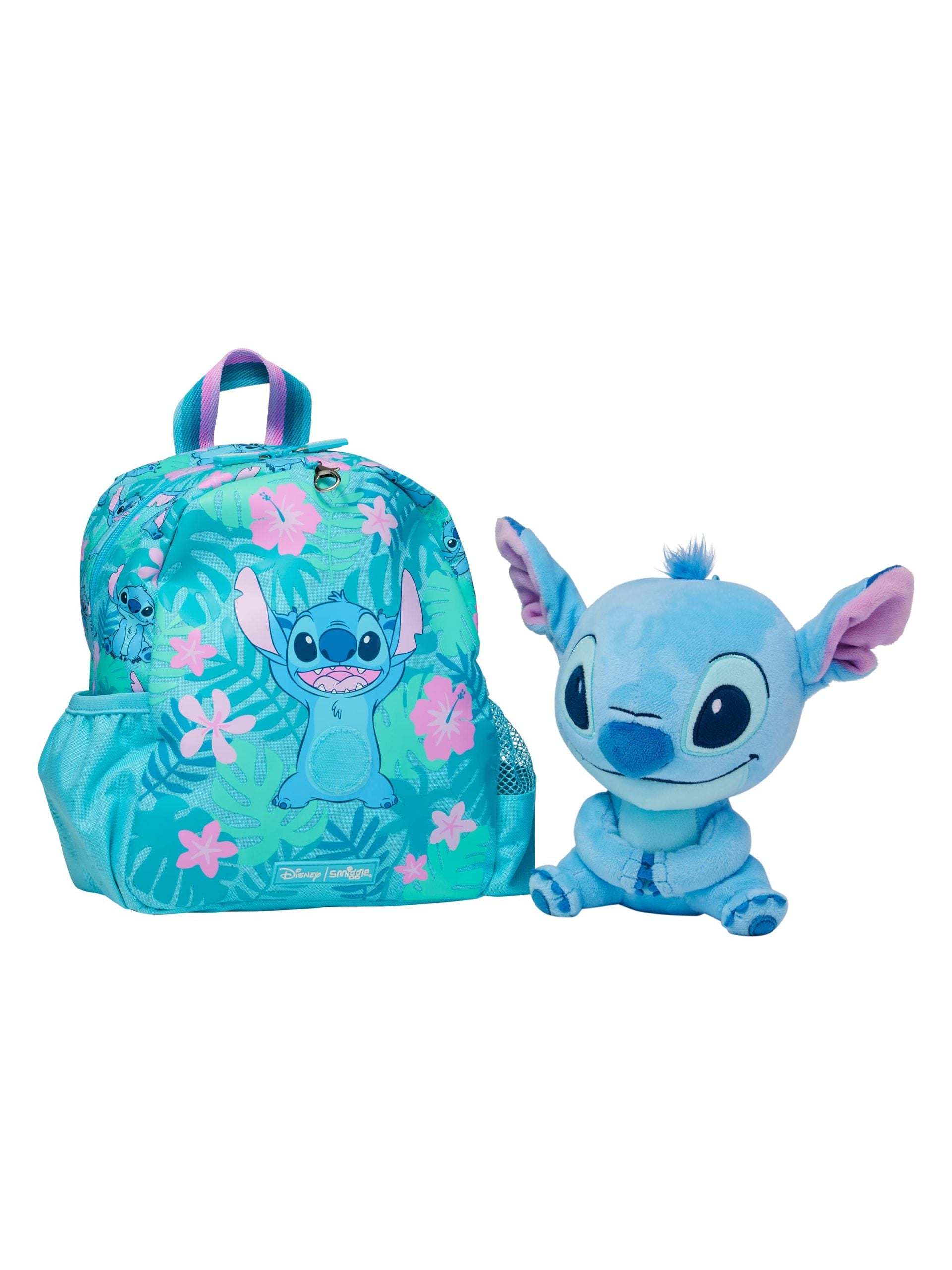 Smiggle - Stitch Uitneembaar Speelgoed Peuterschool Rugzak
