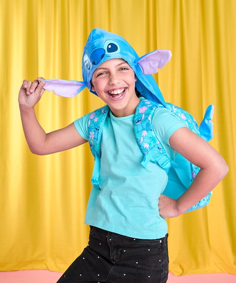 Smiggle - Stitch Junior Kapüşonlu Kleuterschool Rugzak
