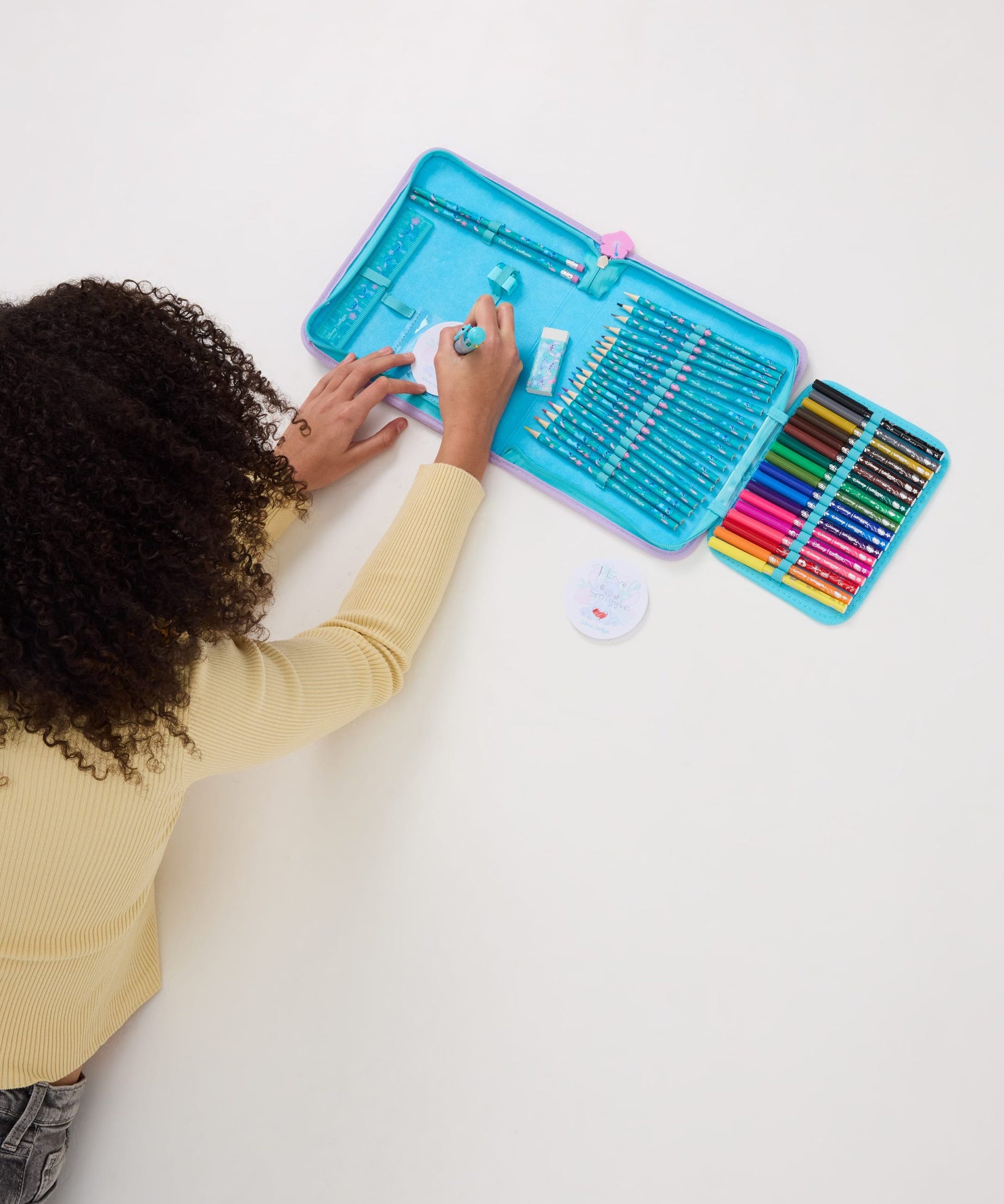 Smiggle - Stitch Kantoorset en Pennenbakje