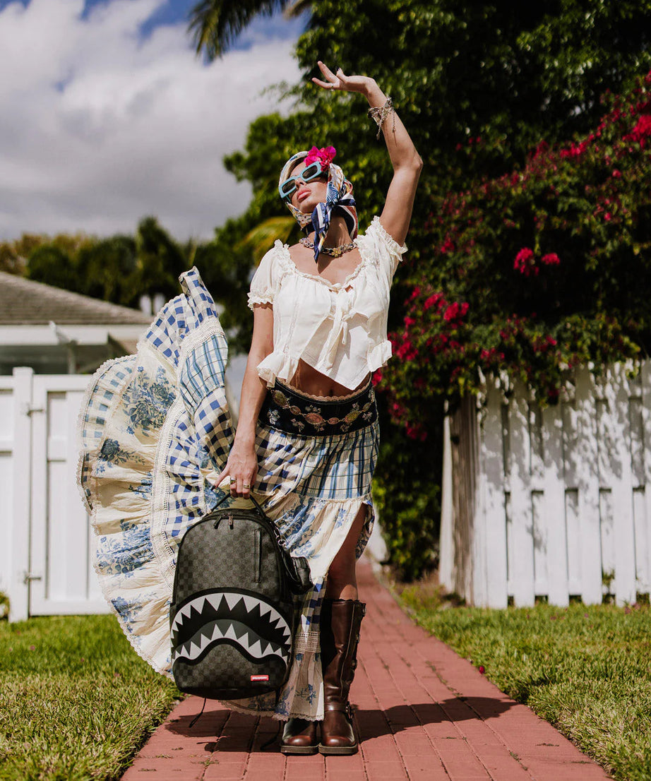 Sprayground - Lights Out Paris Shark Rugzak