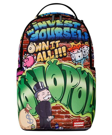 Sprayground - Monopoly Man Graffiti Dlxr Rugzak