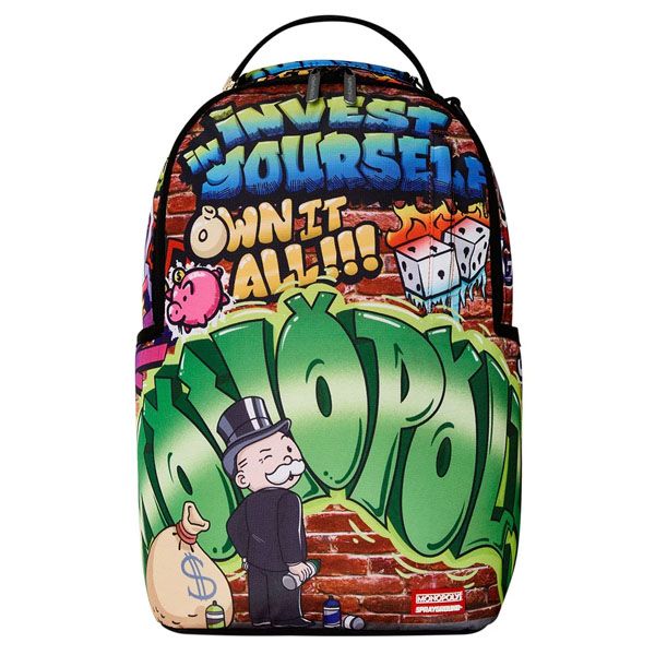 Sprayground - Monopoly Man Graffiti Dlxr Rugzak