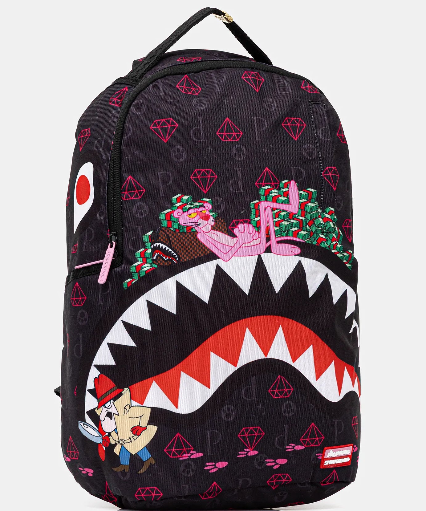 Sprayground - Roze Panter Pootafdrukken Dlxr Rugzak