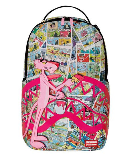 Sprayground - Roze Panter Afbeelding Sharkmouth Dlxr Rugzak