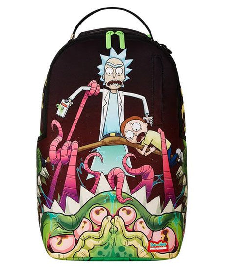 Sprayground - R,ck Ve Morty Alıen Mond Halve Sharkmouth Dlxr Rugzak