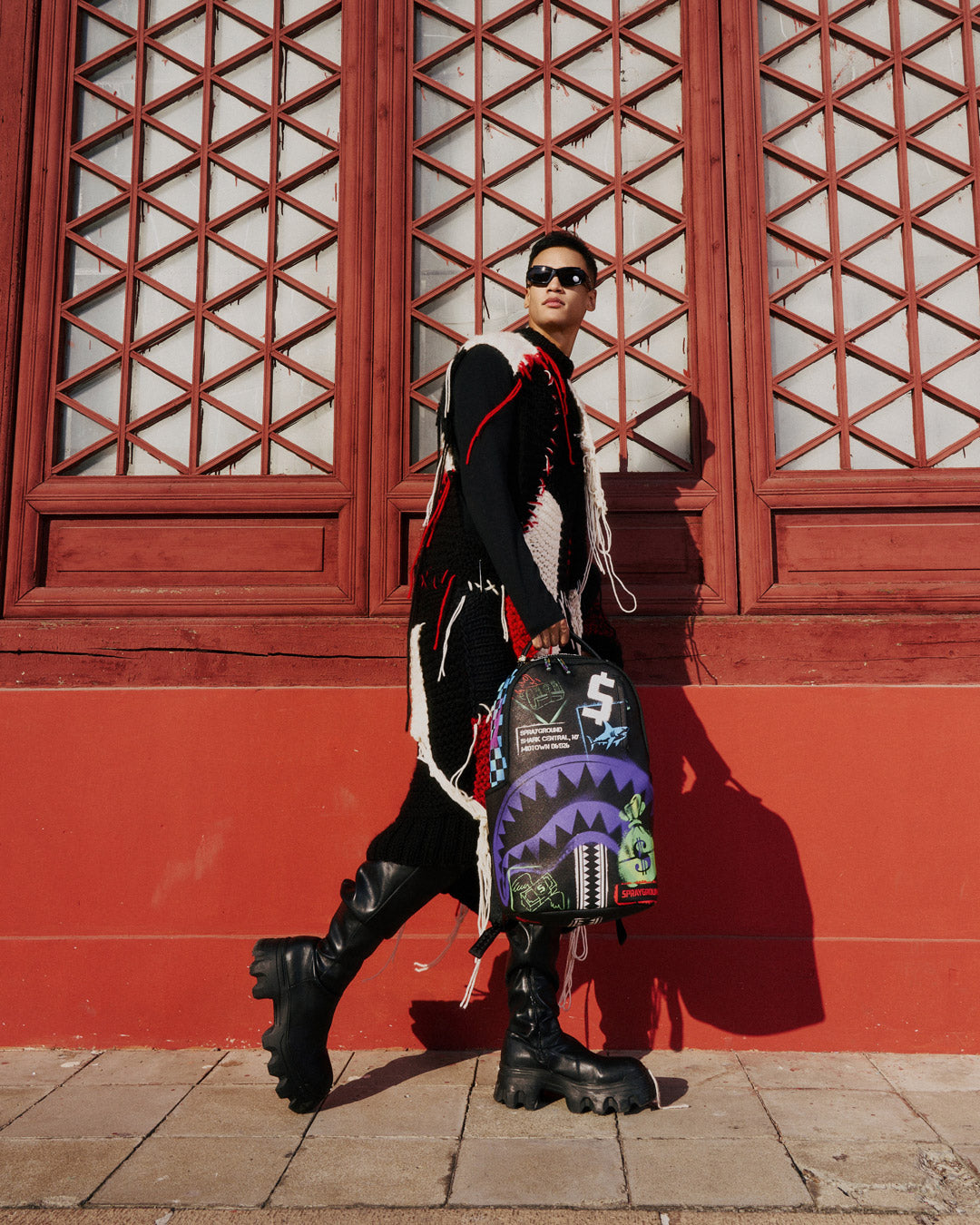 Sprayground - Haai Centraal X Dlxsv Rugzak Uitverkoop