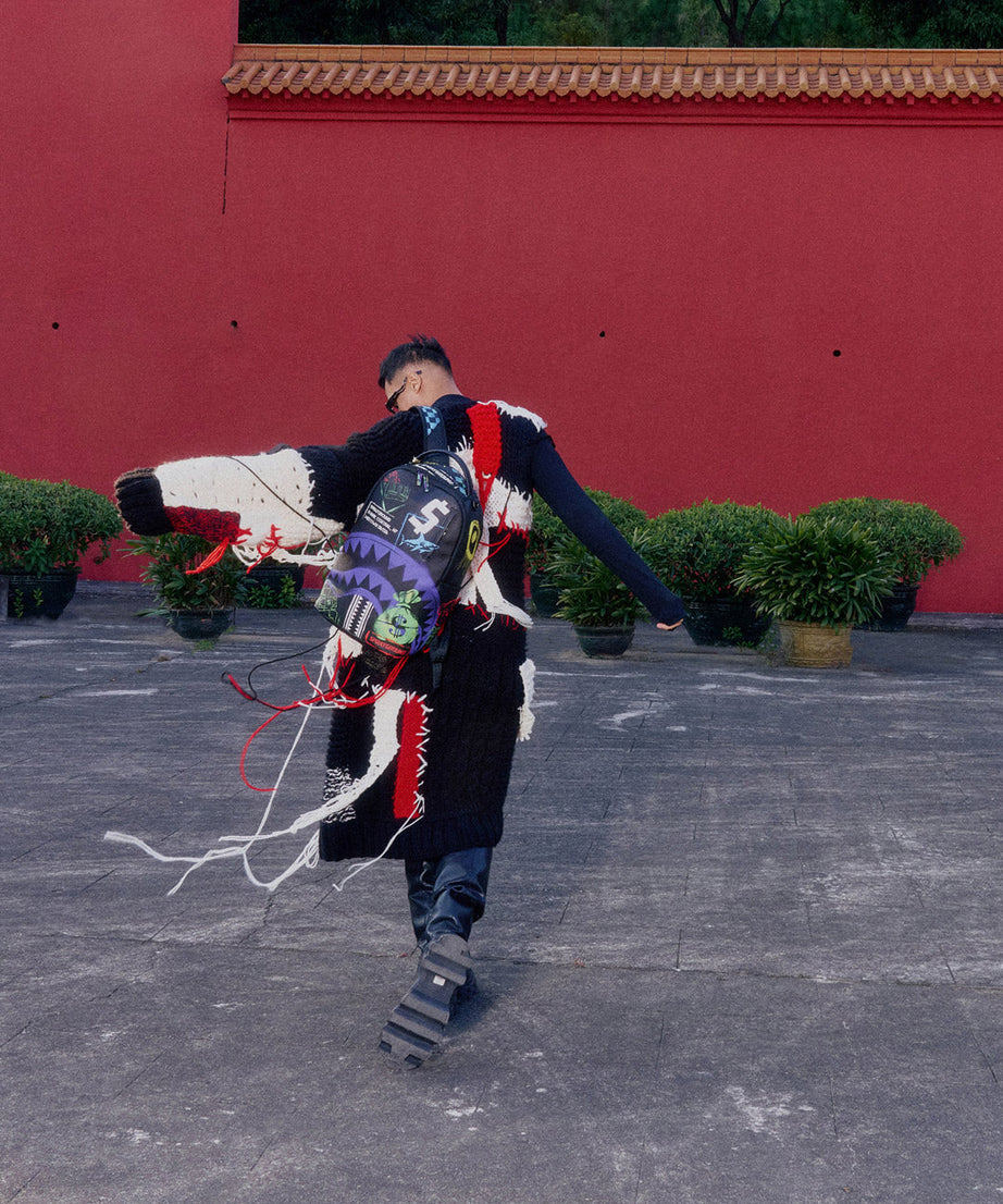 Sprayground - Haai Centraal X Dlxsv Rugzak Uitverkoop