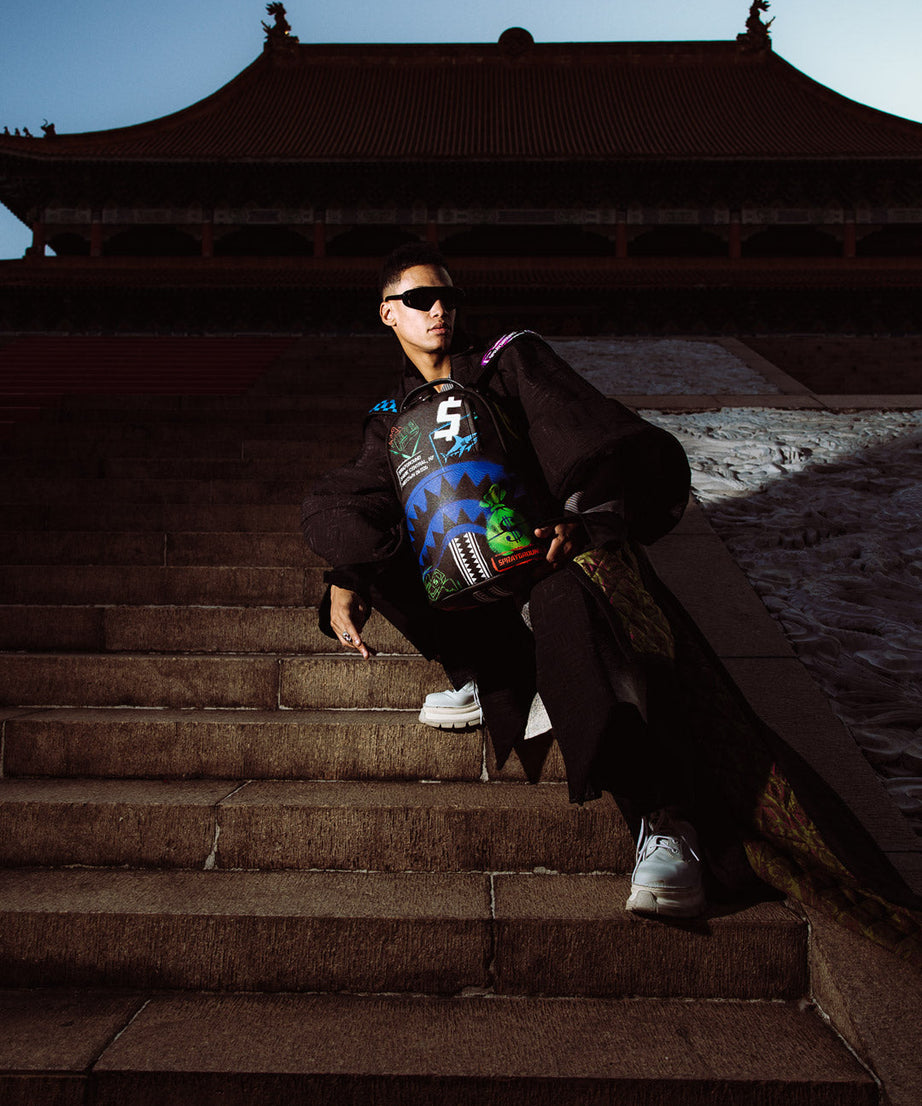 Sprayground - Haai Centraal X Dlxsv Rugzak Uitverkoop