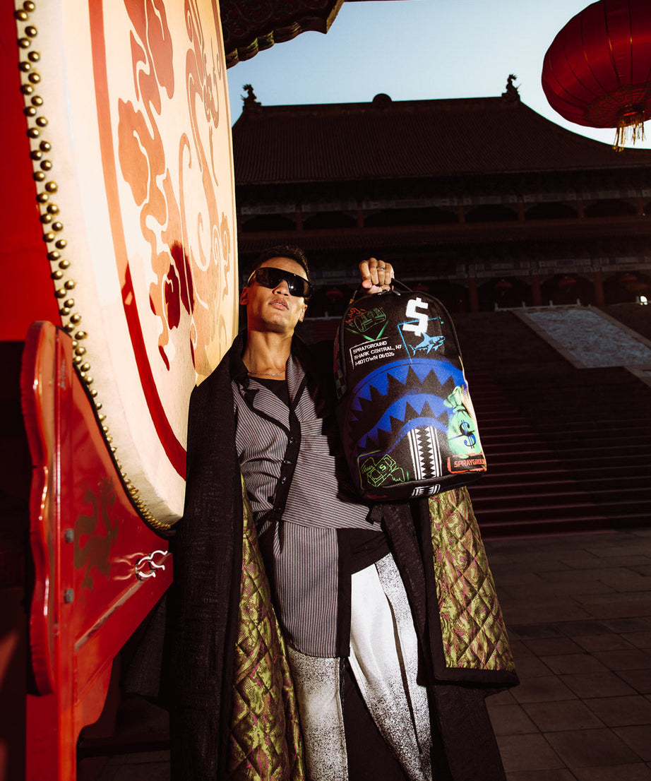 Sprayground - Haai Centraal X Dlxsv Rugzak Uitverkoop