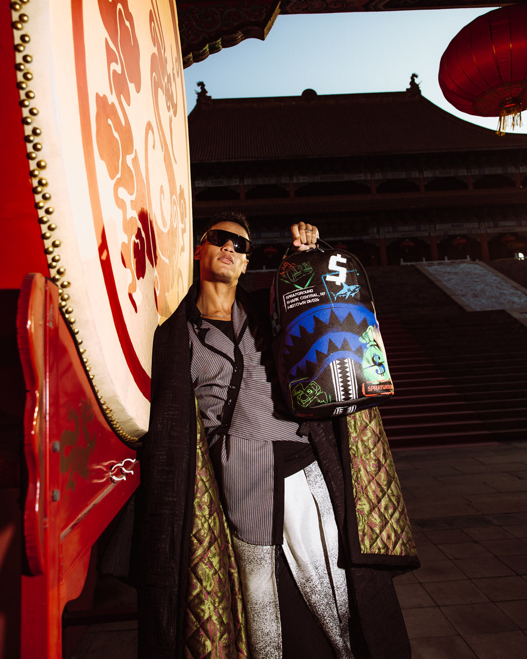 Sprayground - Haai Centraal X Dlxsv Rugzak Uitverkoop