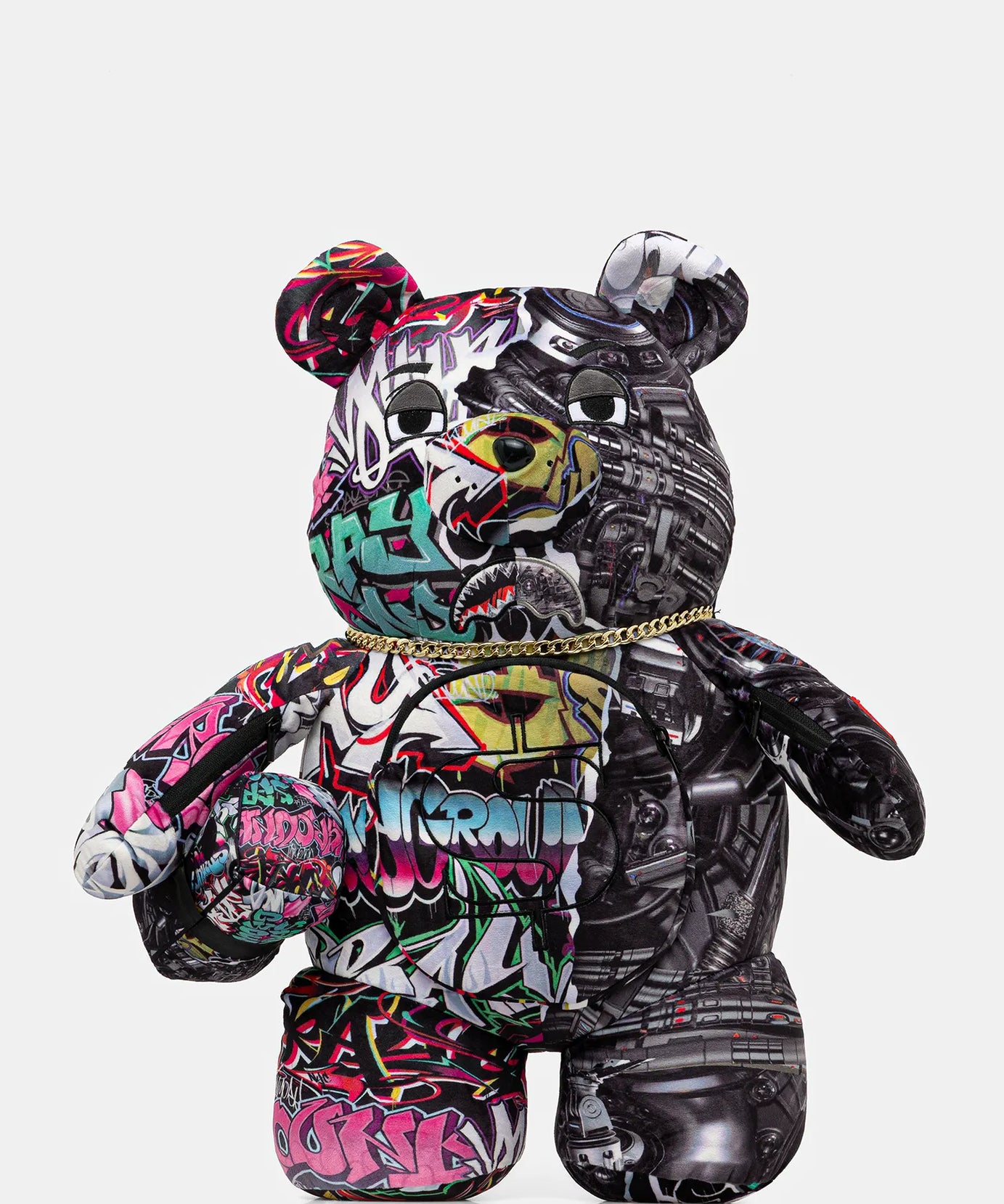 Sprayground - Split Cybershark Para Beer Teddy Rugzak