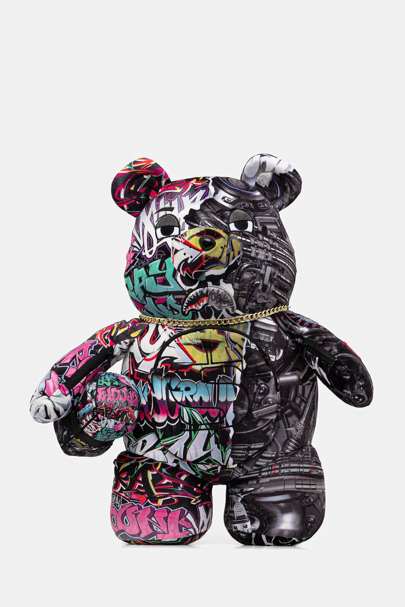 Sprayground - Split Cybershark Para Beer Teddy Rugzak