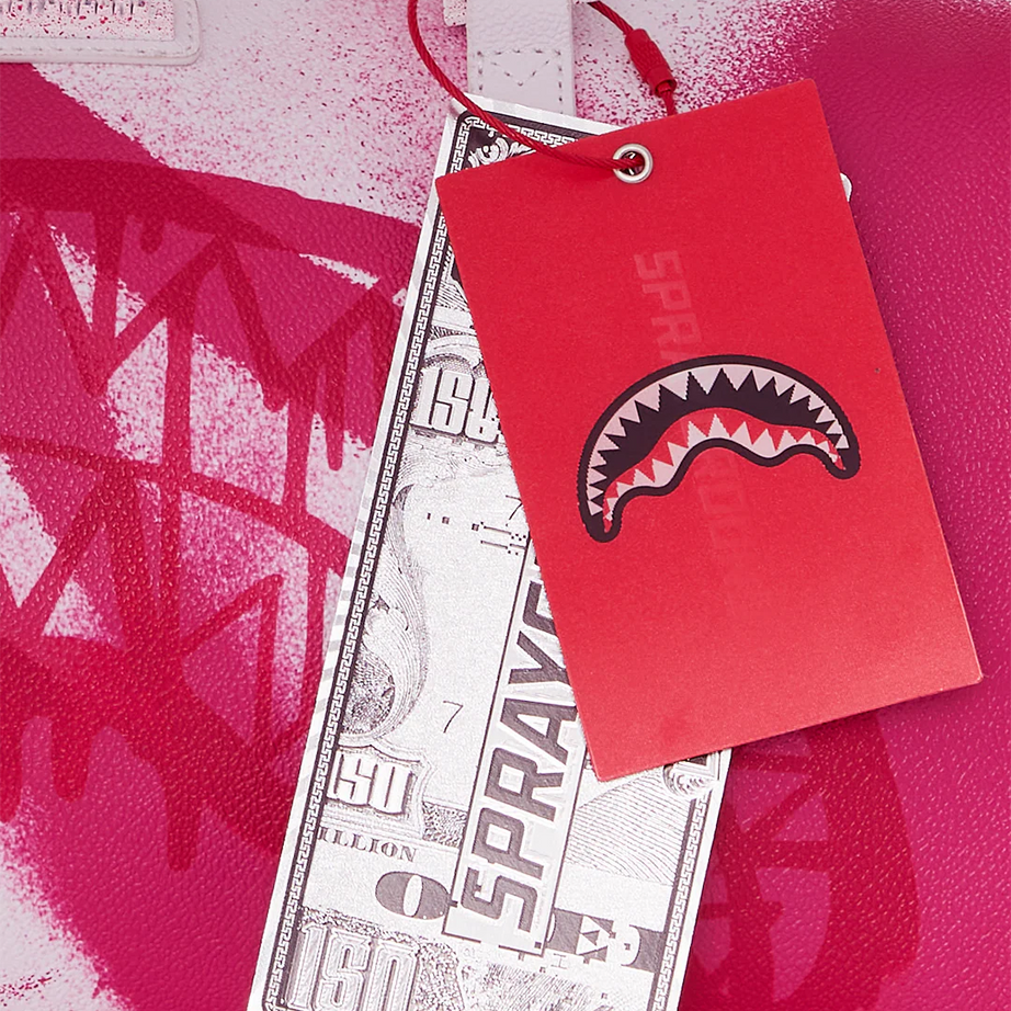 Sprayground - Storm Roze Witte Hand- en Schoudertas