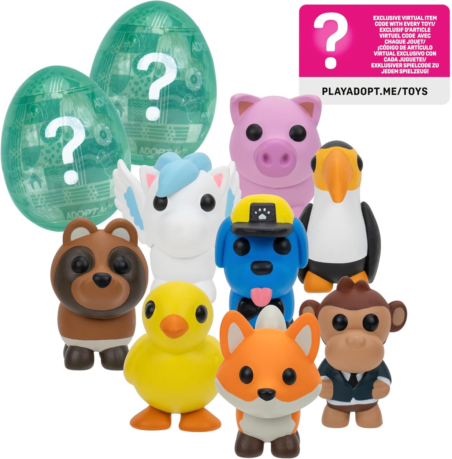Squishmallows - Adopt Me! Serie 2 10-delige Mysterie Huisdier Speelfiguren