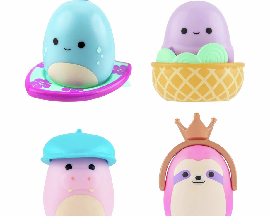 Squishmallows - Squish-a-longs 14 Figuren + Ring Set + 4 Accessoires Speciale Serie Speelgoed