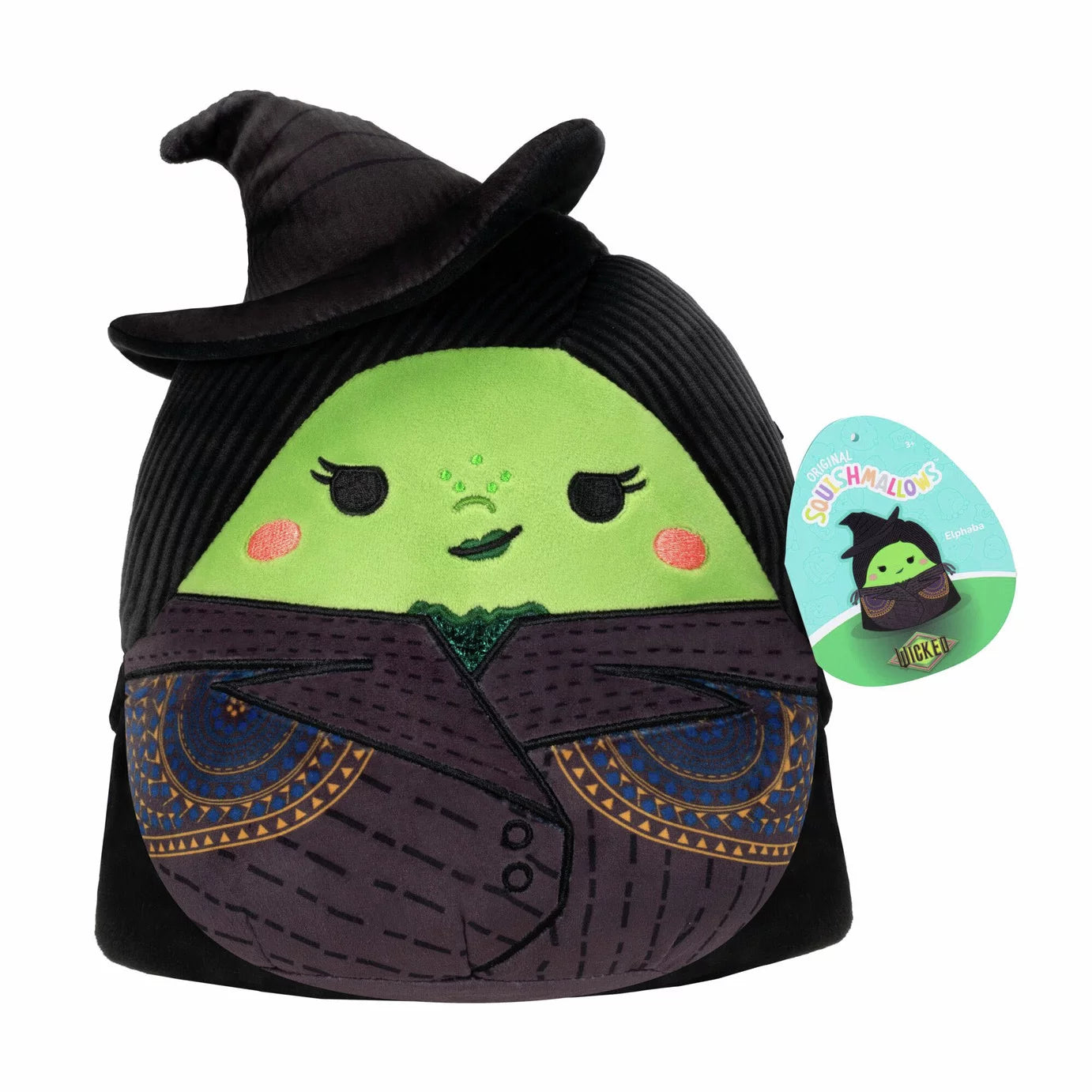 Squishmallows - Wicked Elphaba Zachte Pluche Speelgoed