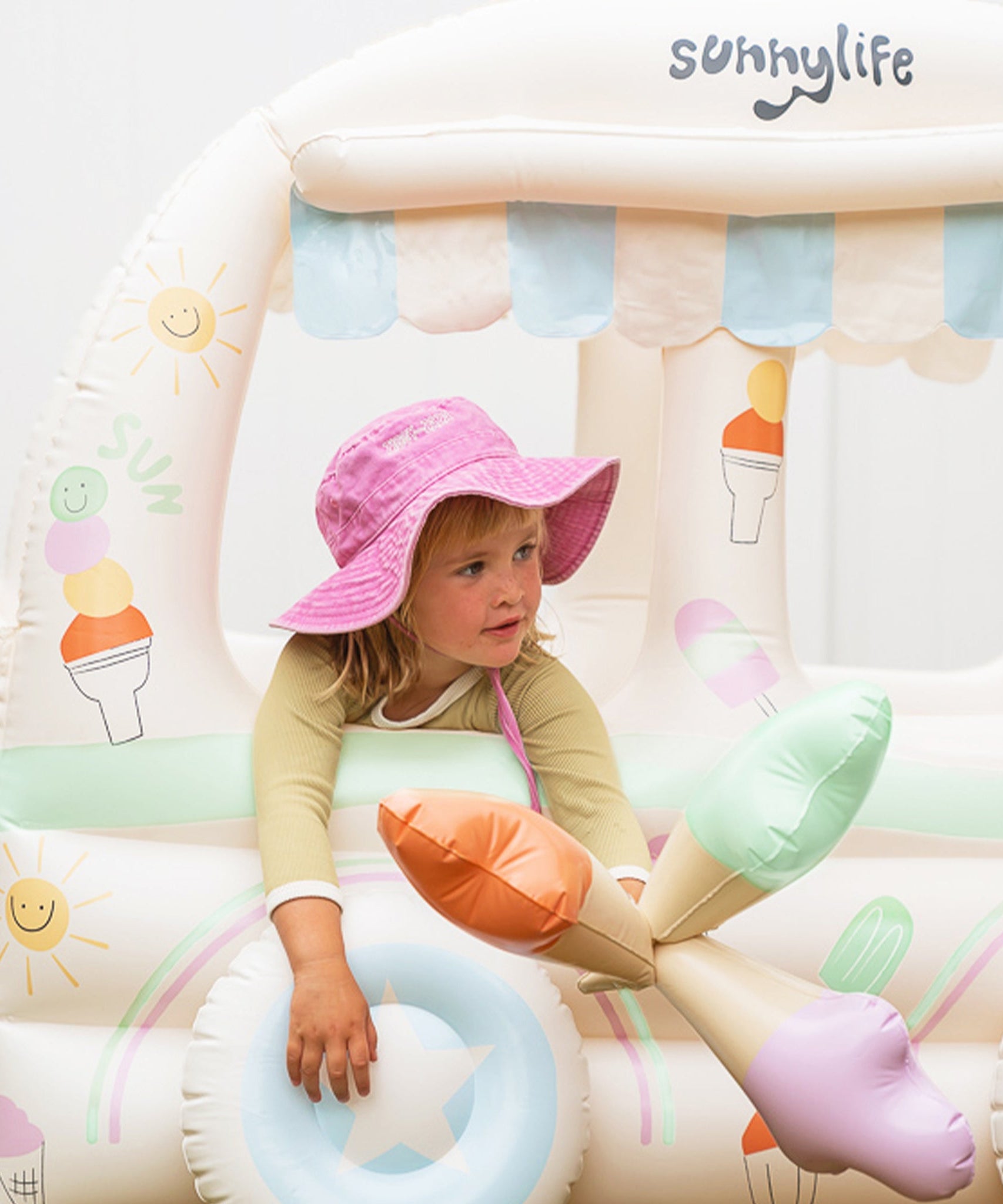 Sunnylife - Kinderen Strand en Tuin Opblaasbare IJscoman Speelset