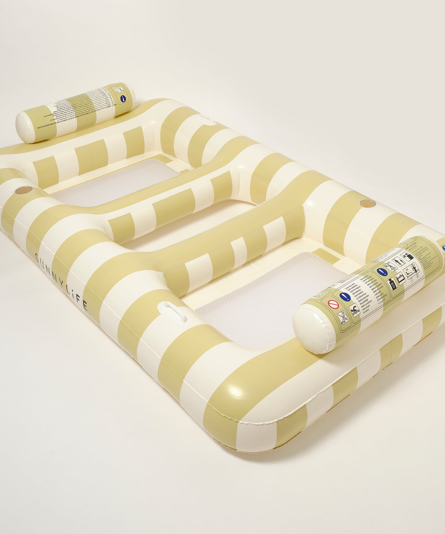 Sunnylife - Casa Sand Stripe Dubbele Zee- en Zwembadmatras