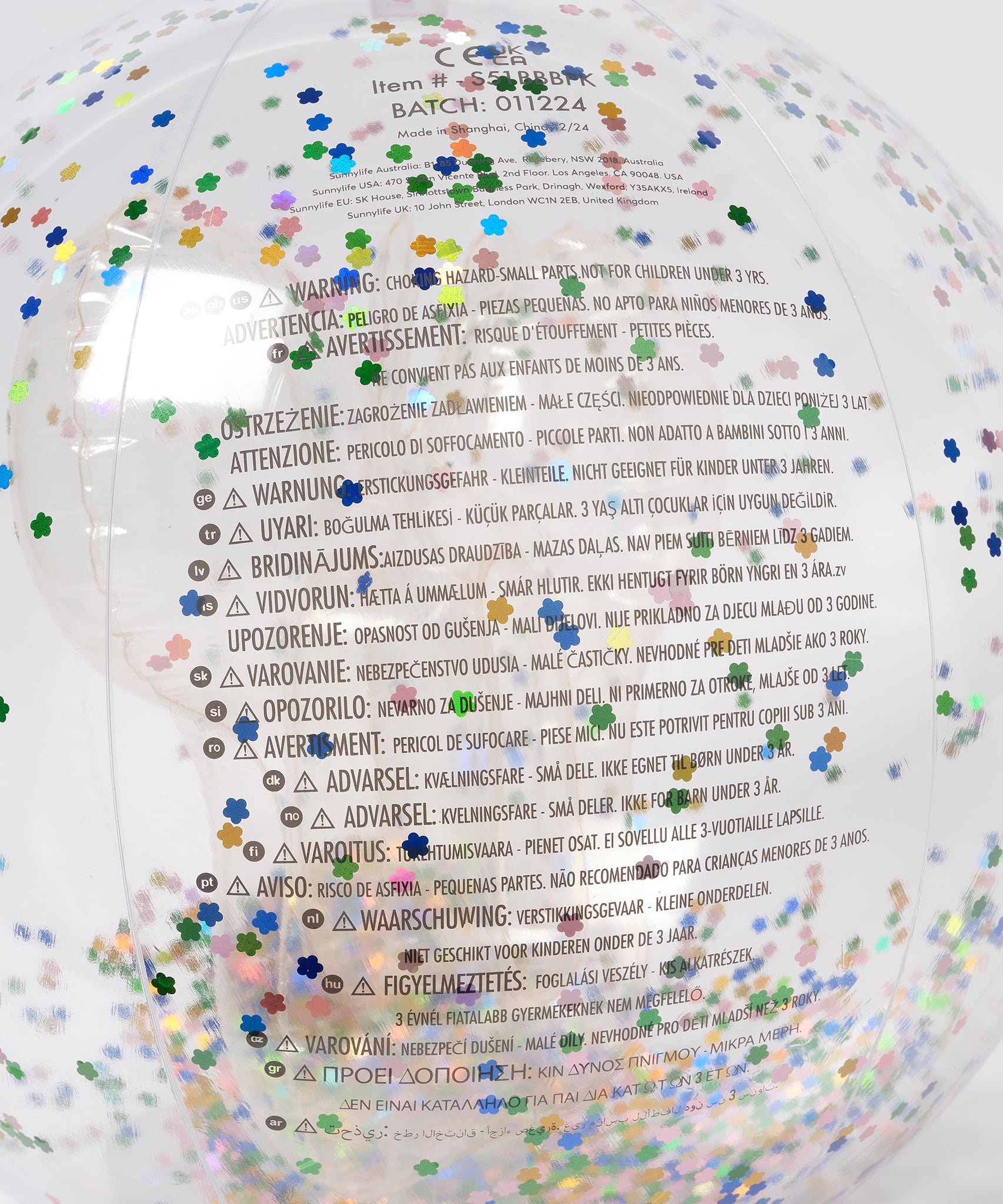 Sunnylife - Cotton Candy 3D Opblaasbare Strandbal