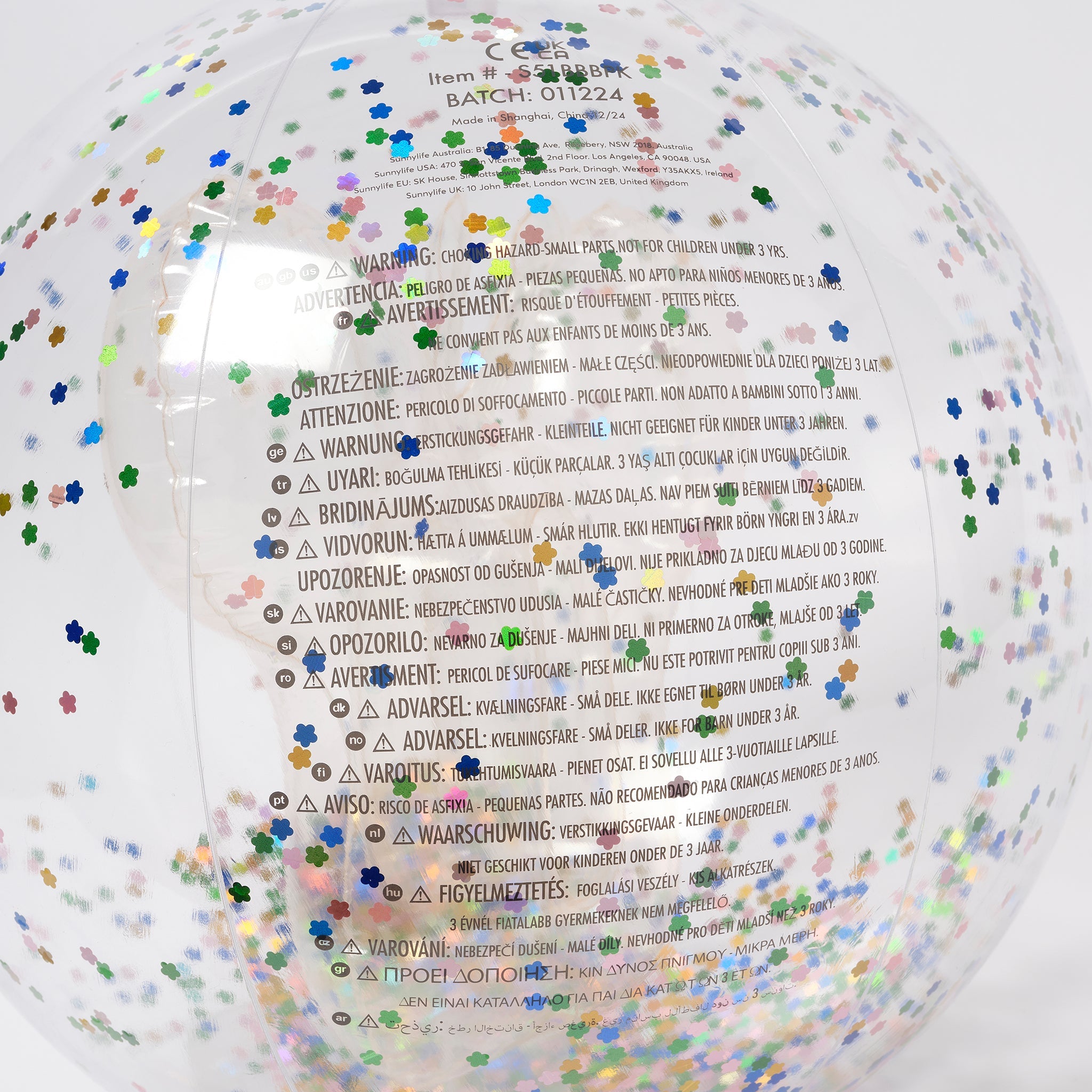 Sunnylife - Cotton Candy 3D Opblaasbare Strandbal