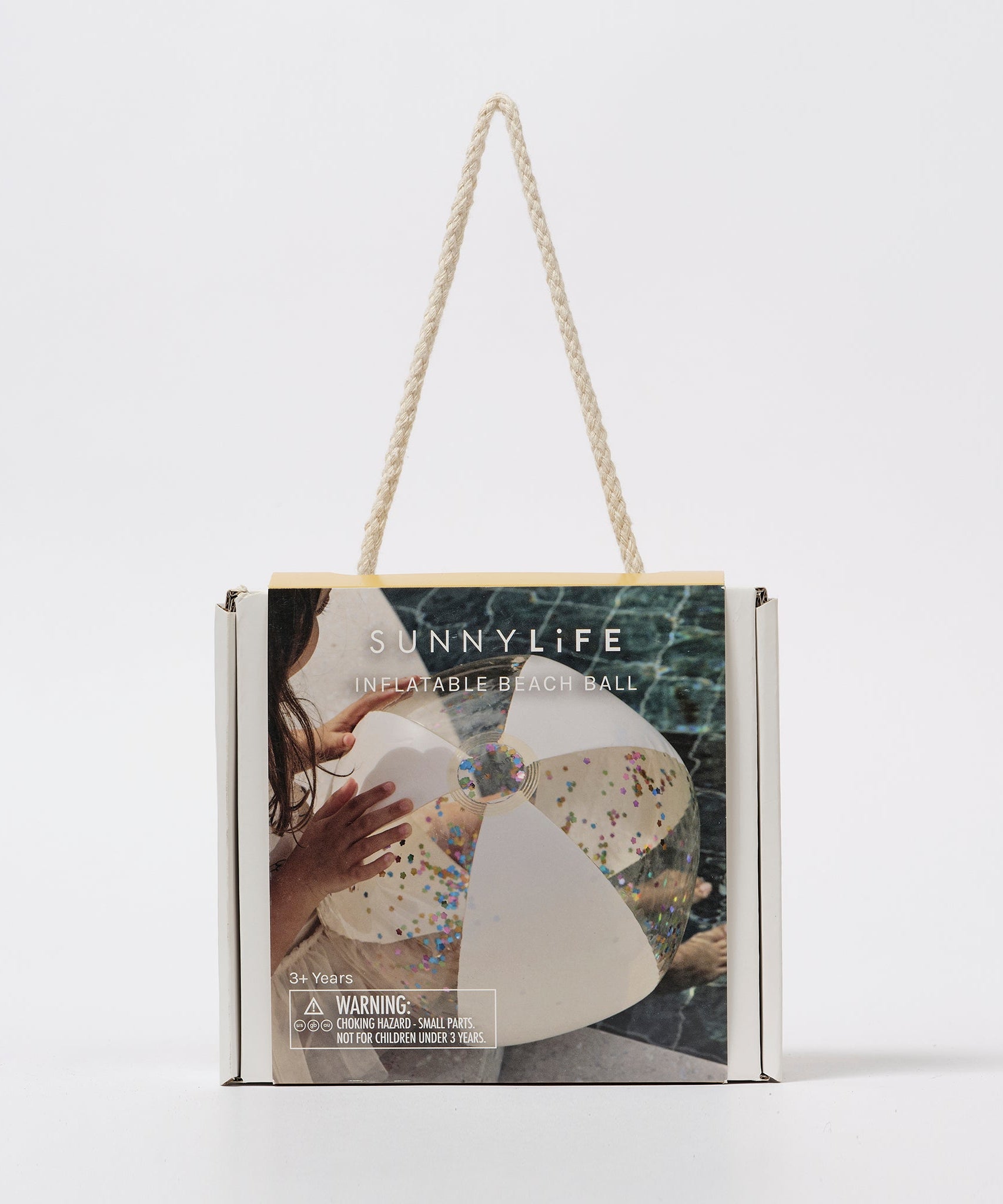 Sunnylife - Cotton Candy Opblaasbare Glanzende Strandbal