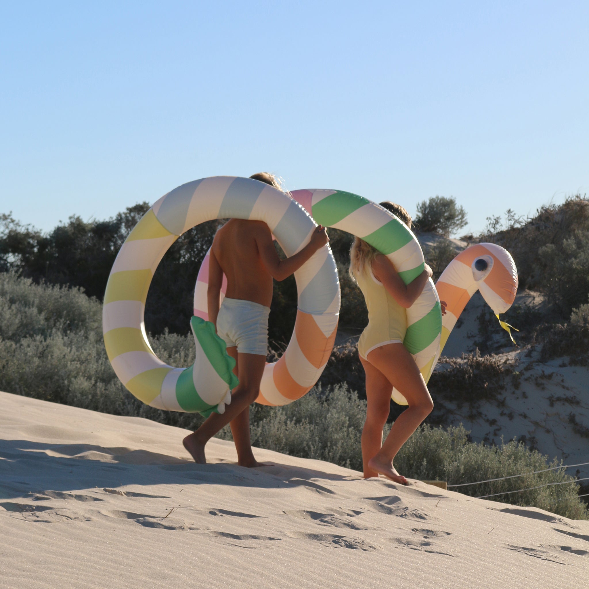 Sunnylife - Reuze Slang Opblaasbaar Zwembadplezier en Bed