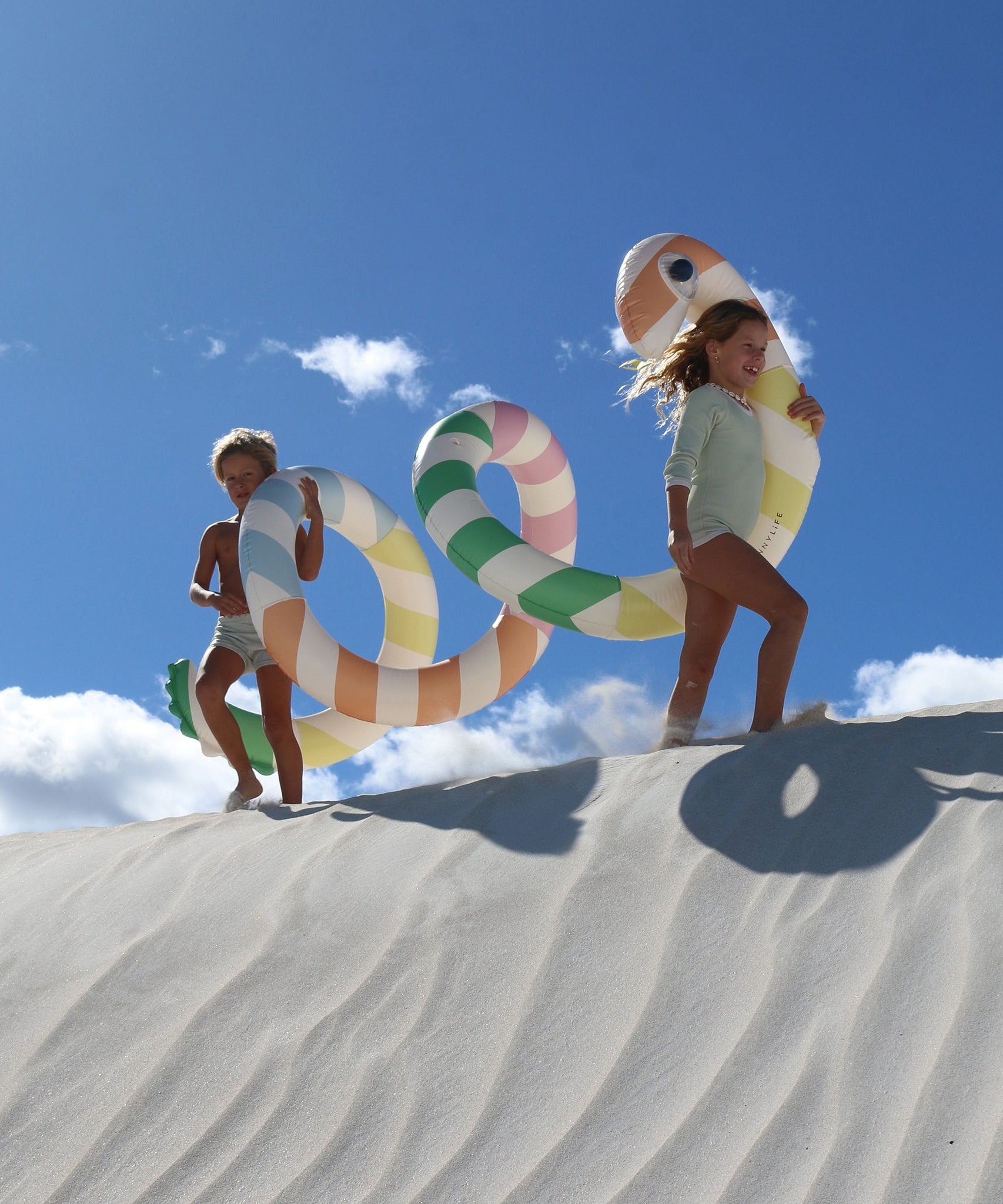 Sunnylife - Reuze Slang Opblaasbaar Zwembadplezier en Bed