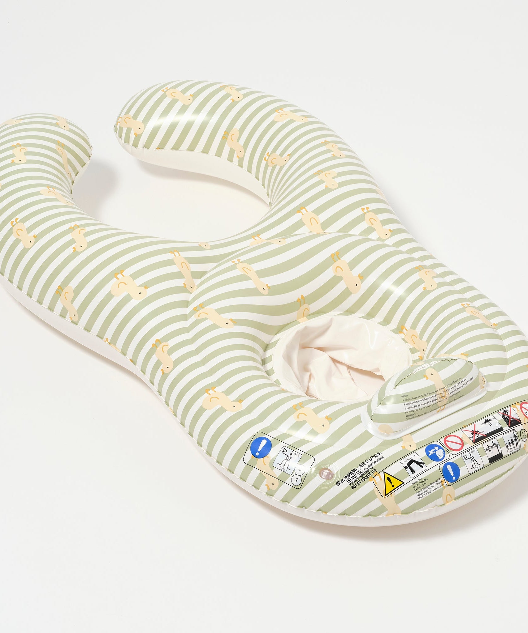 Sunnylife - Duck Sage Baby Zwembad en Zee Opblaasbare Stoel