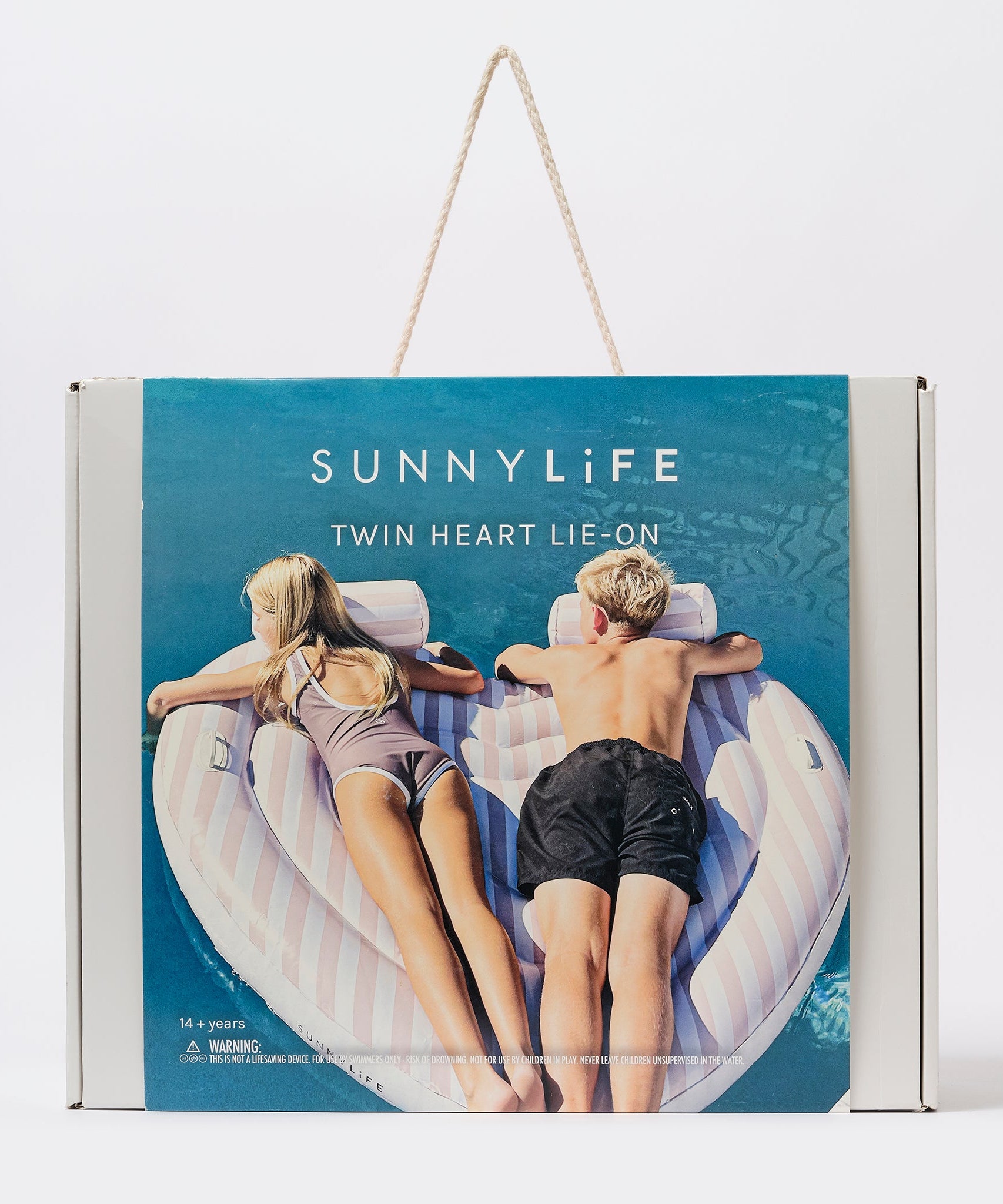 Sunnylife - Stole My Heart Dubbel Opblaasbaar Zwembad en Luchtbed