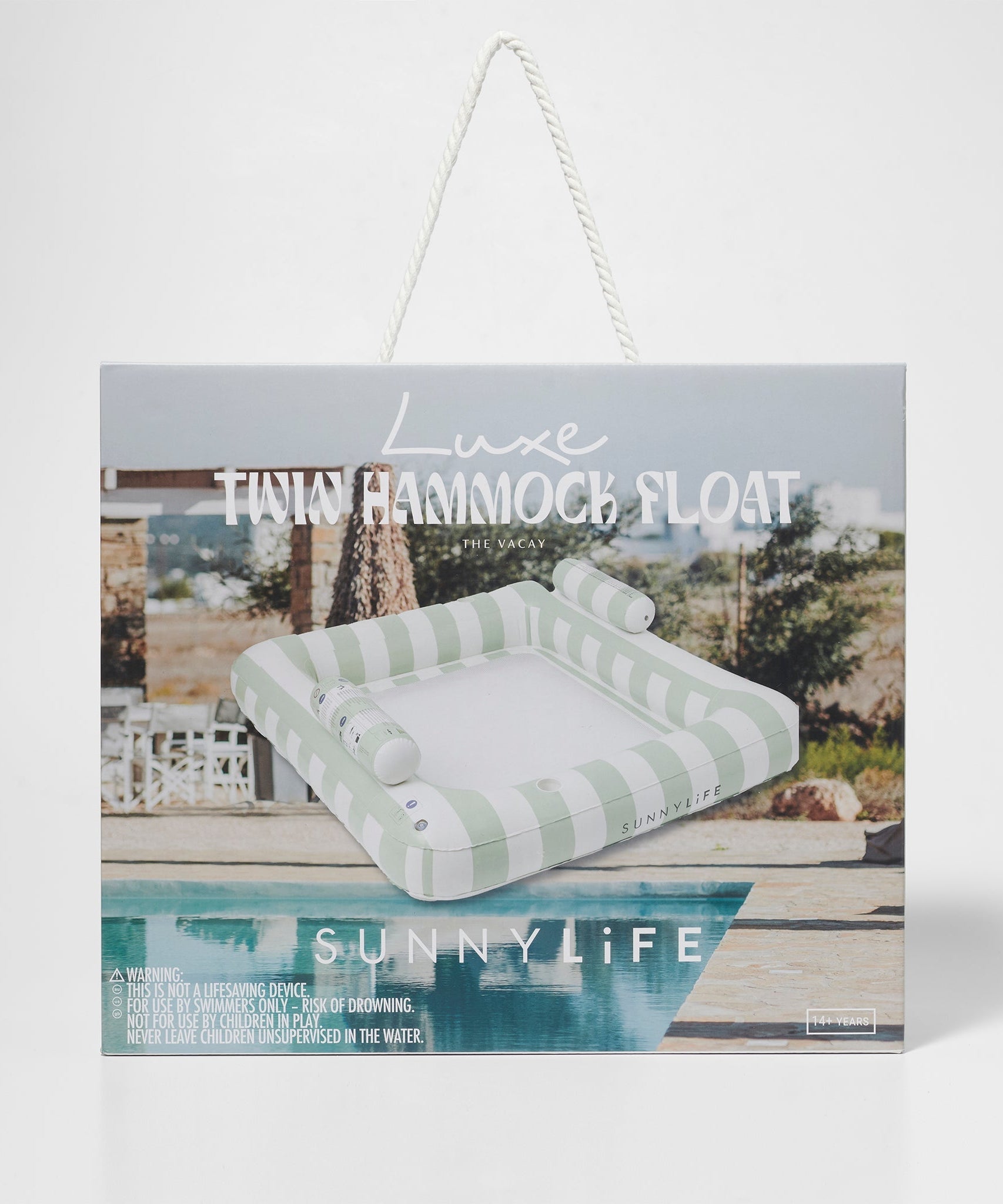 Sunnylife - Vacay Soft Dubbel Opblaasbaar Zee Bed