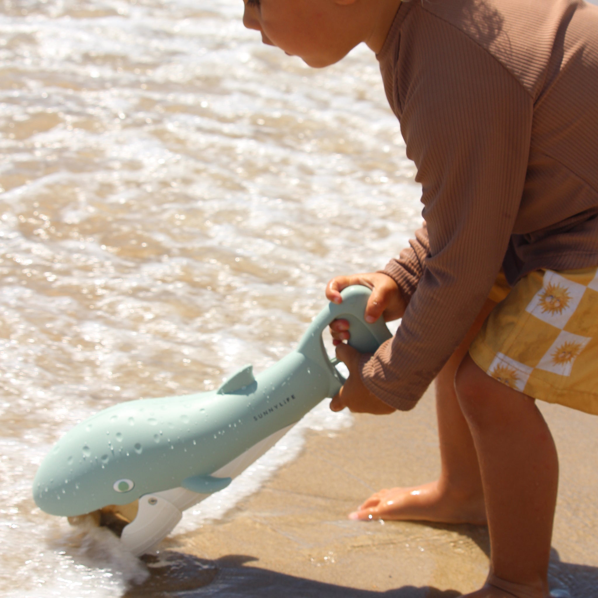 Sunnylife - Whale Green Zand Verzamel Speelgoed