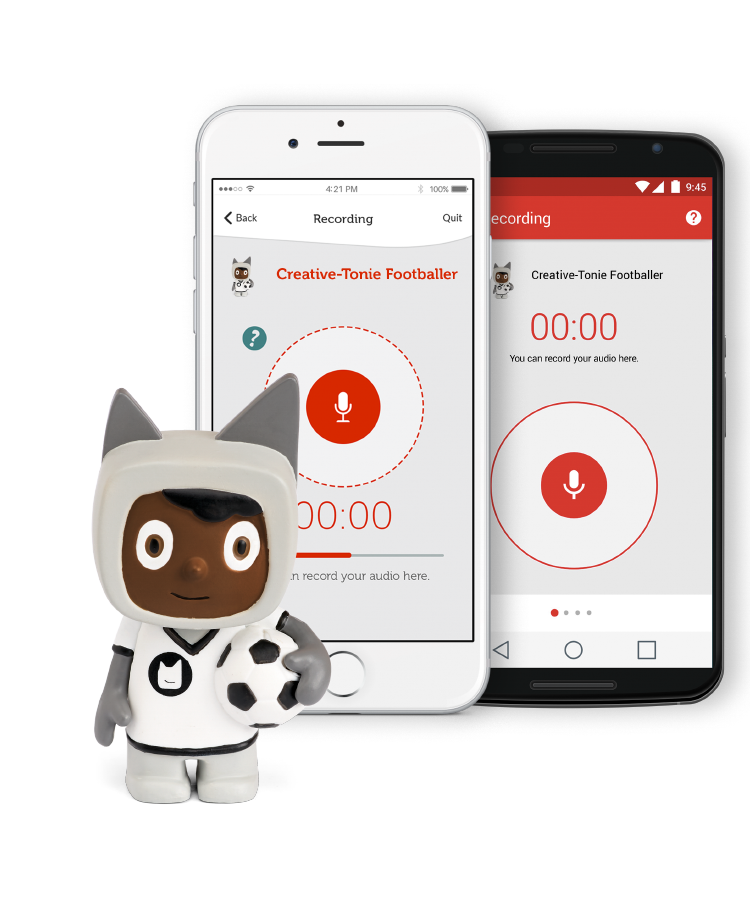 Tonies - Voetballer Creatief Geluidsopnamefiguur