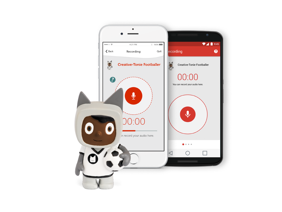 Tonies - Voetballer Creatief Geluidsopnamefiguur