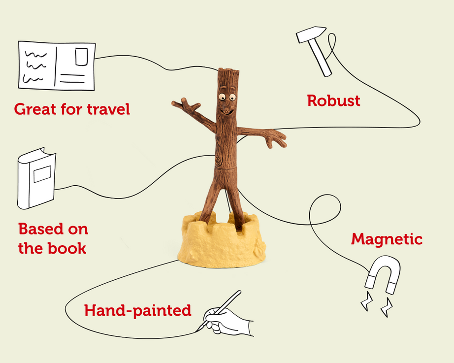 Tonies - Julia Donaldson Stick Man Engelse Geluidsfiguur