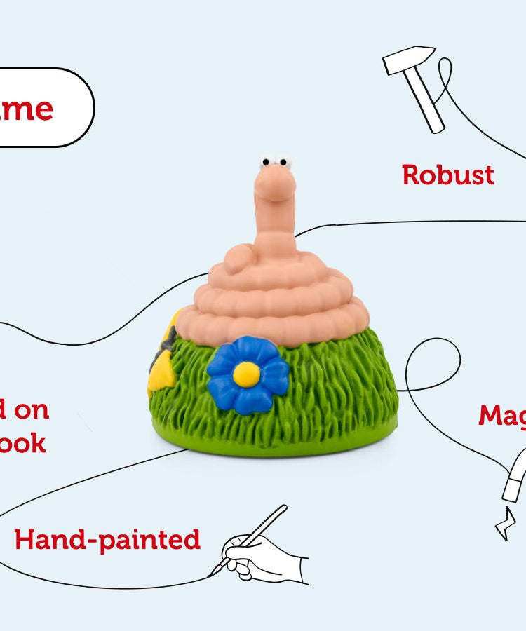 Tonies - Julia Donaldson Super Worm Engelse Geluidsfiguur