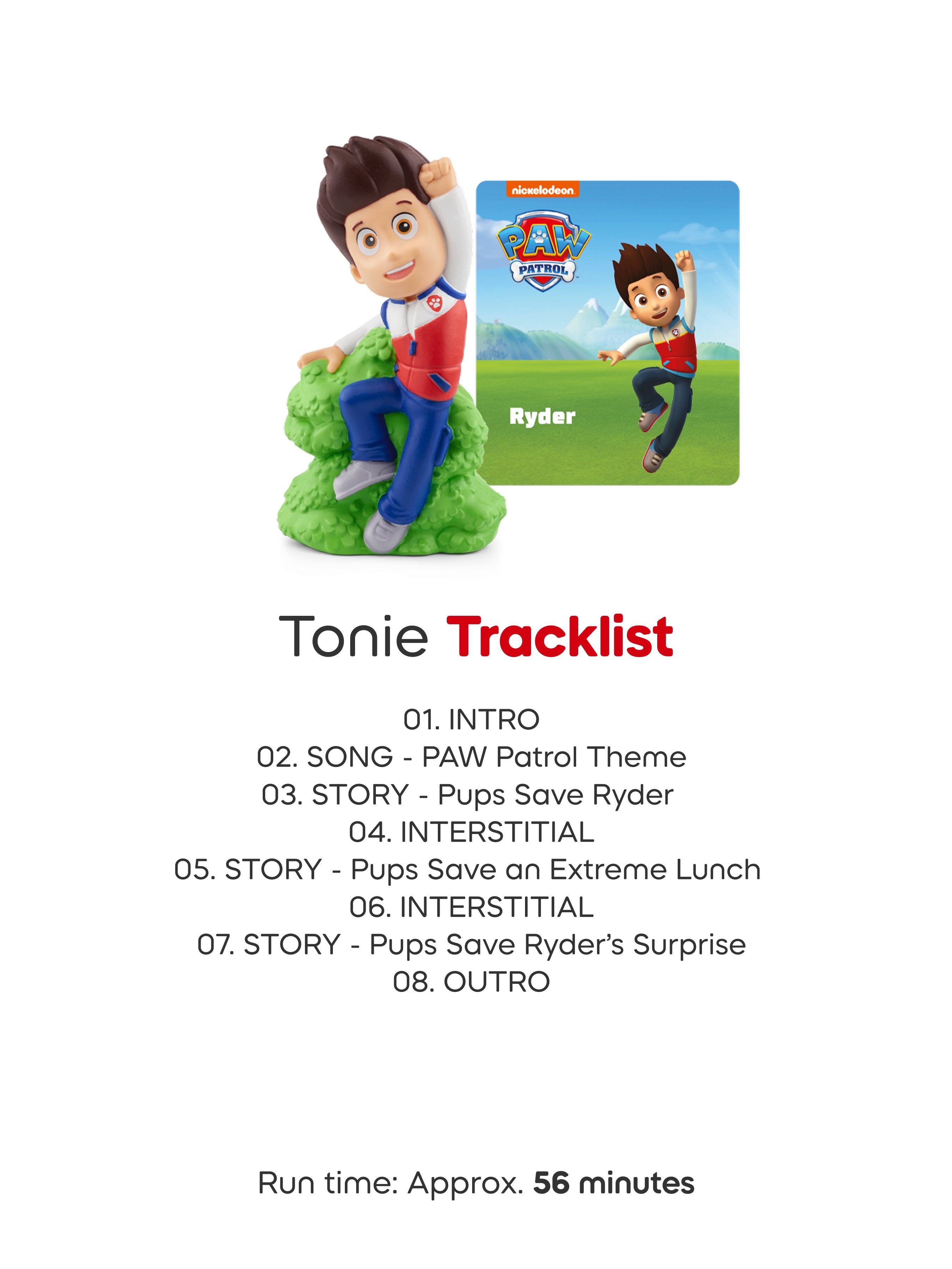 Tonies - PAW Patrol Ryder Engelse Geluidsfiguur