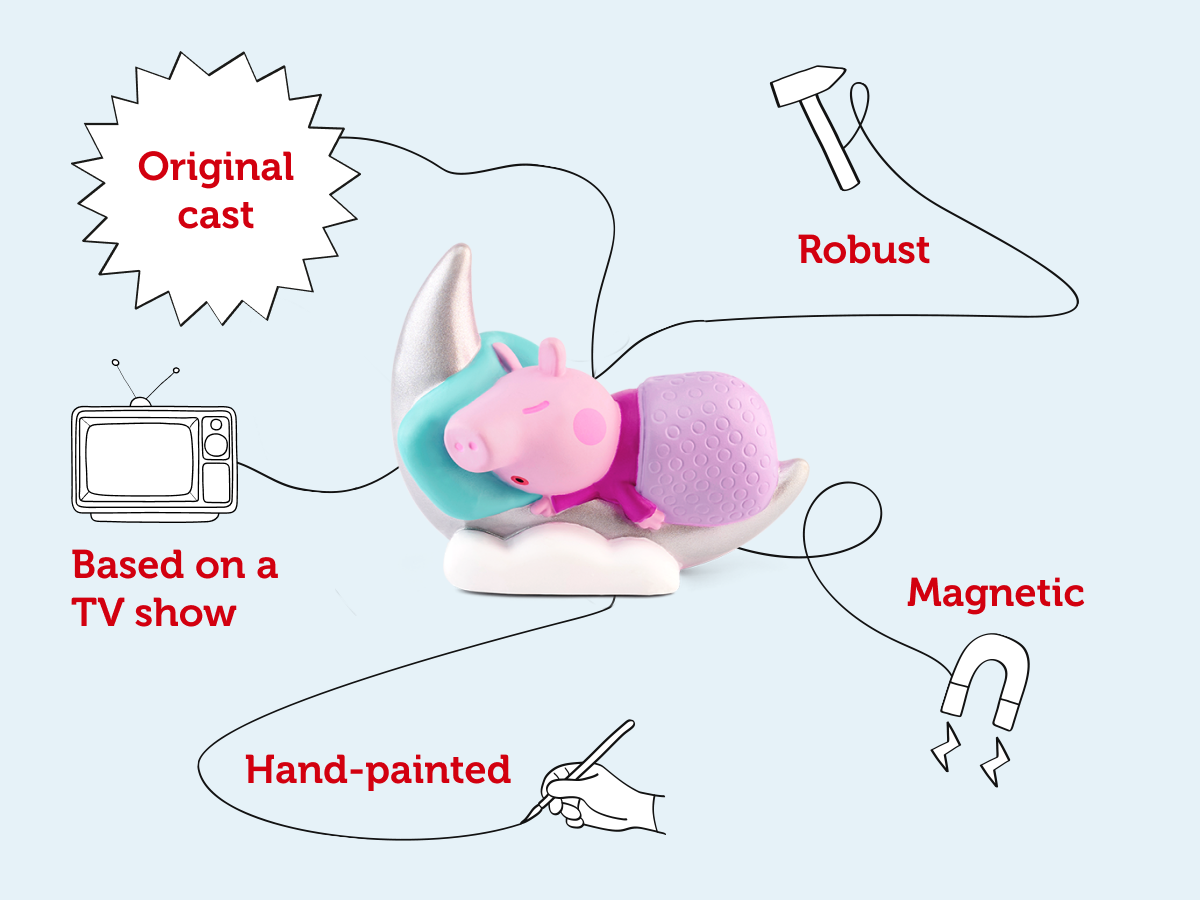 Tonies - Peppa Pig Bedtijdverhalen Engelse Geluidsfiguur