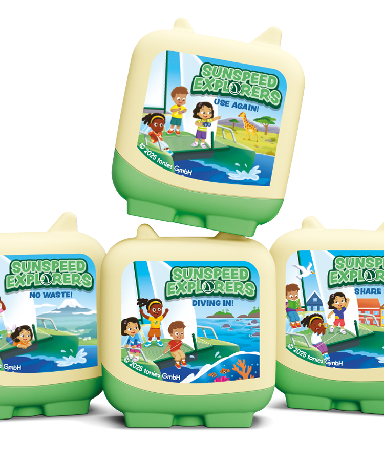 Tonies - Sunspeed Ontdekkingsreizigers 4 Stuks Set Engelse Geluidsfiguur