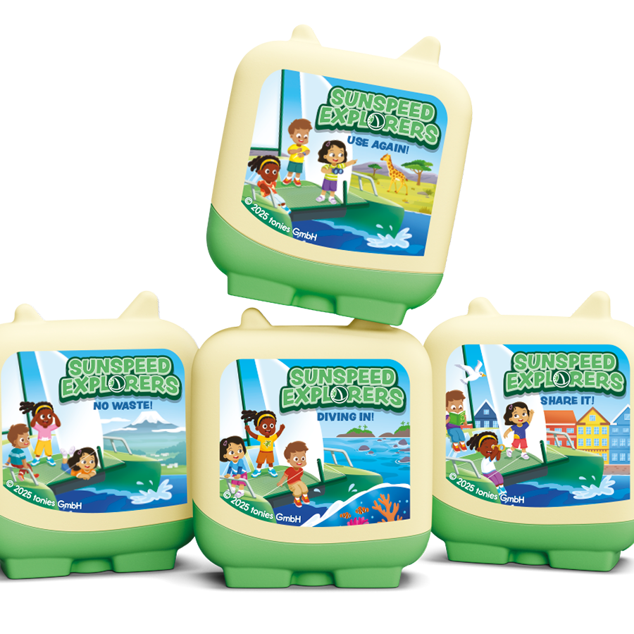 Tonies - Sunspeed Ontdekkingsreizigers 4 Stuks Set Engelse Geluidsfiguur