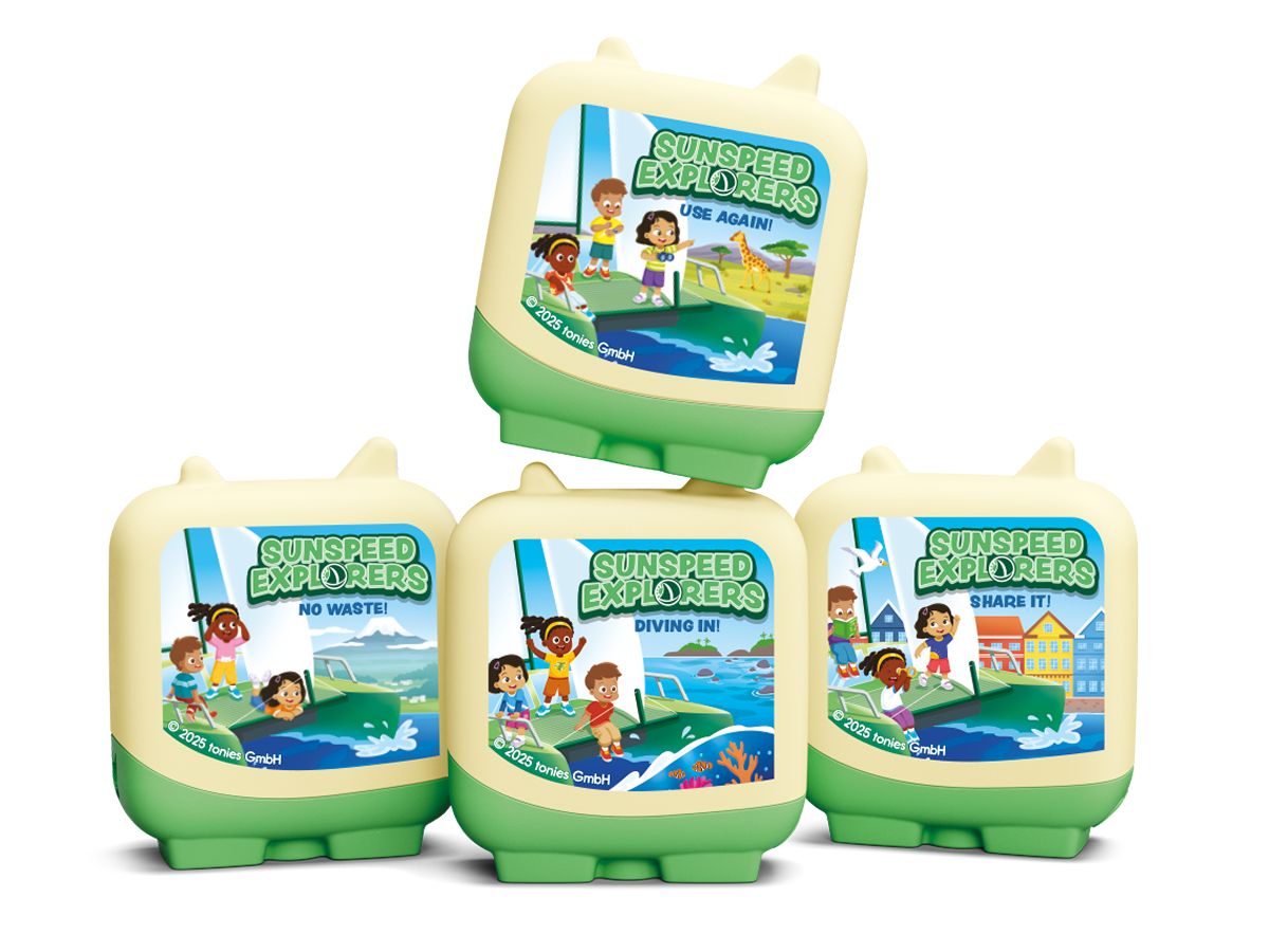 Tonies - Sunspeed Ontdekkingsreizigers 4 Stuks Set Engelse Geluidsfiguur