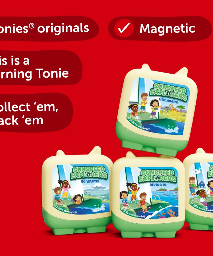 Tonies - Sunspeed Ontdekkingsreizigers 4 Stuks Set Engelse Geluidsfiguur