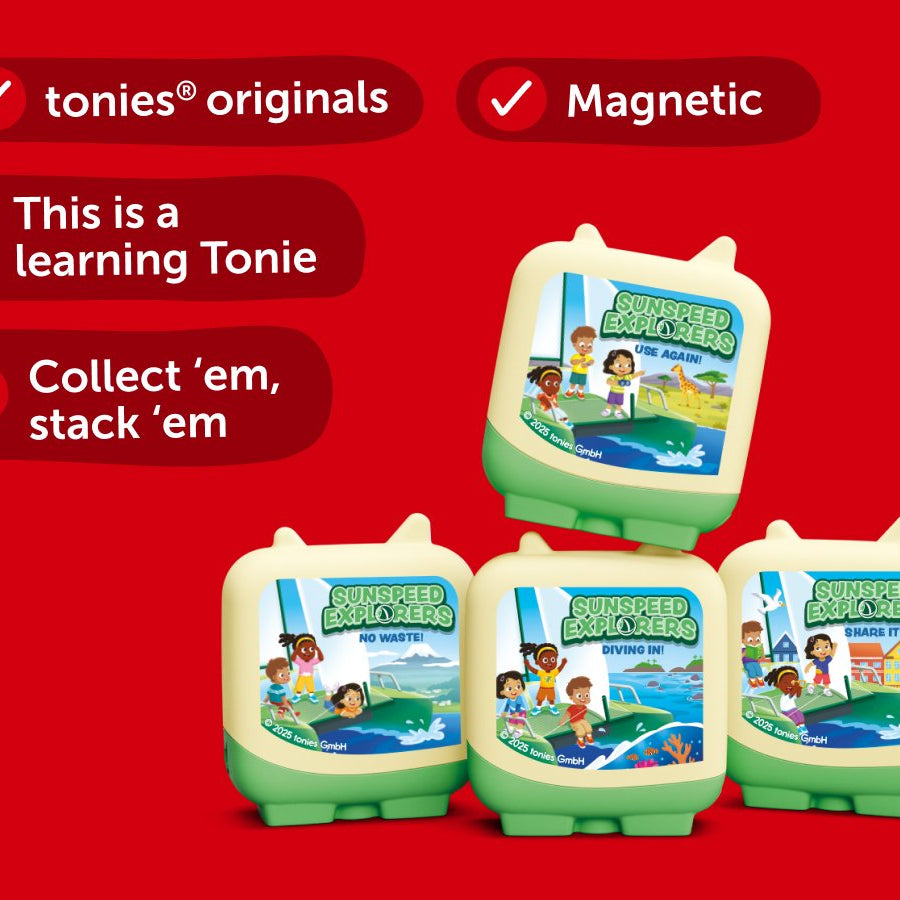 Tonies - Sunspeed Ontdekkingsreizigers 4 Stuks Set Engelse Geluidsfiguur