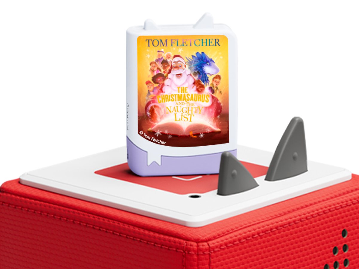 Tonies - Tom Fletcher Christmasaurus en de Lijst van Ondeugende Kinderen Lied Engels Gesproken Figuur