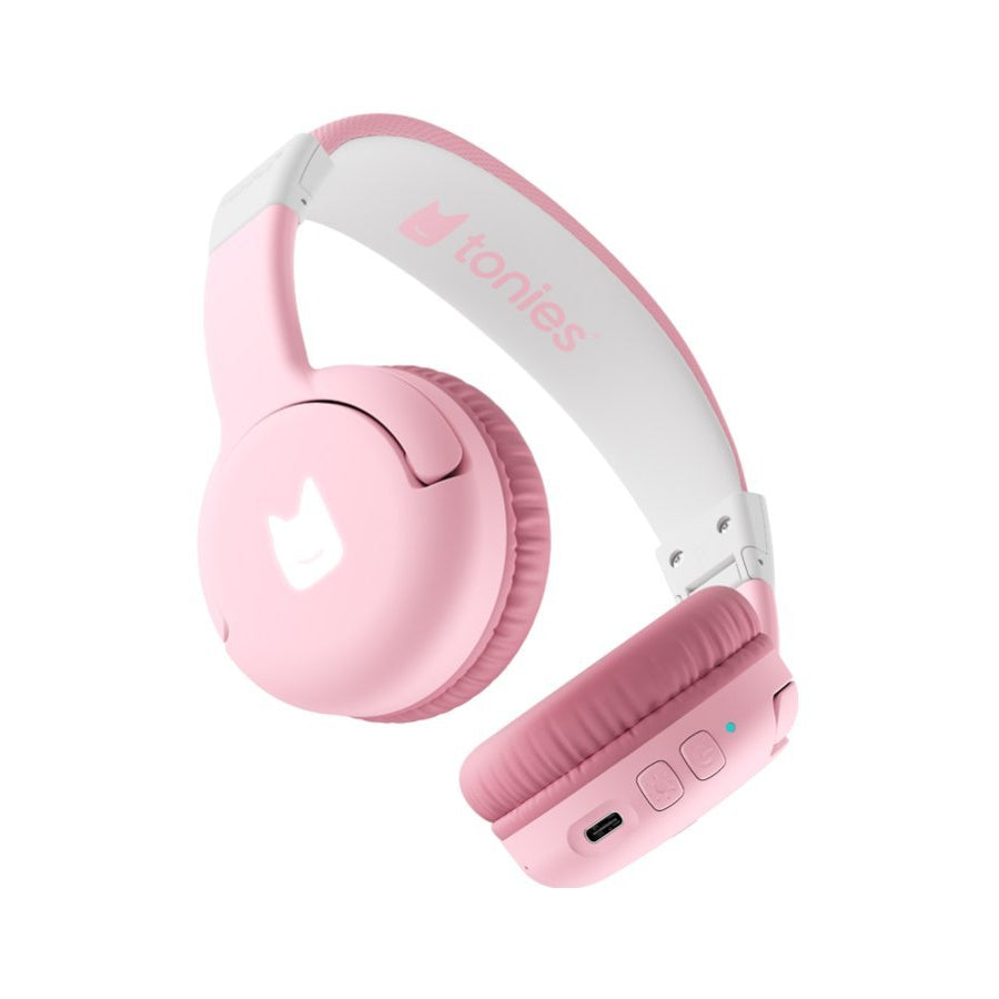 Tonies - Toniebox 2 Bluetooth Wolk Roze Opvouwbare Kinderkoptelefoon