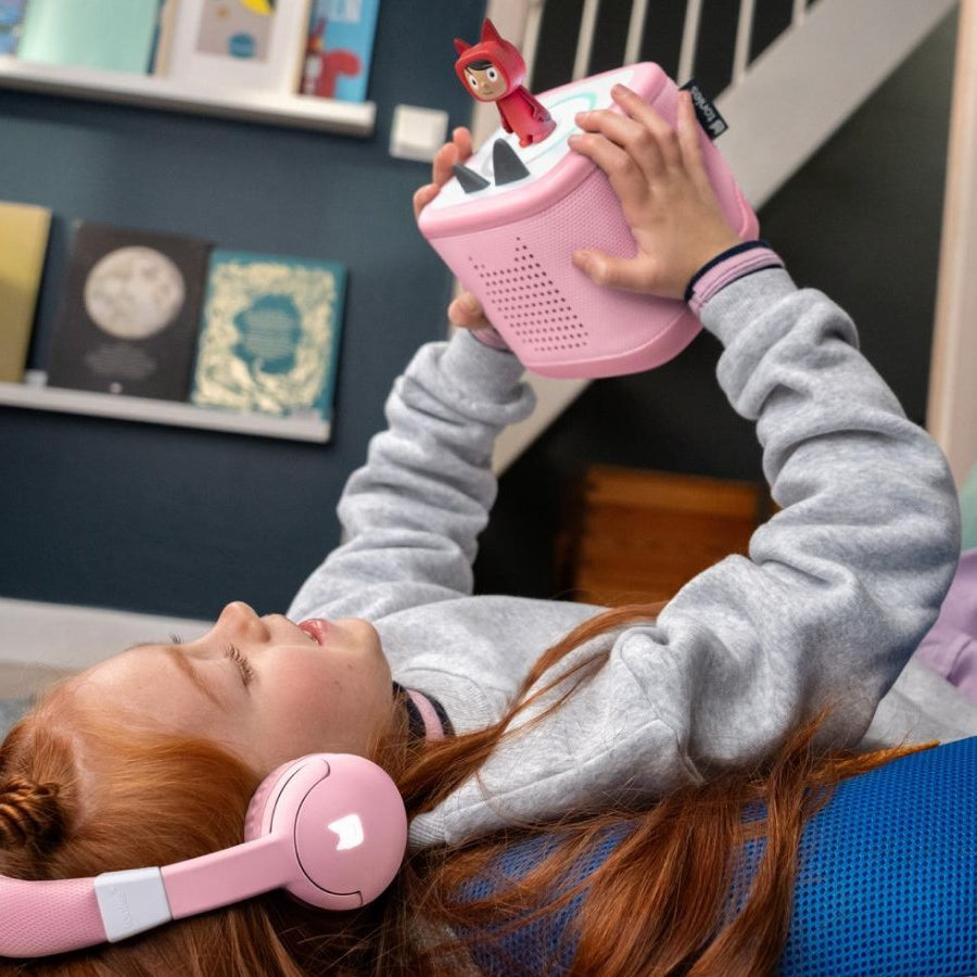 Tonies - Toniebox 2 Bluetooth Wolk Roze Opvouwbare Kinderkoptelefoon