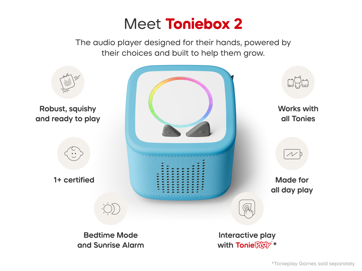 Tonies - Toniebox 2 Wolkblauw Startsetdoos