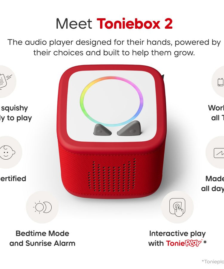 Tonies - Toniebox 2 Rood Startset Doos