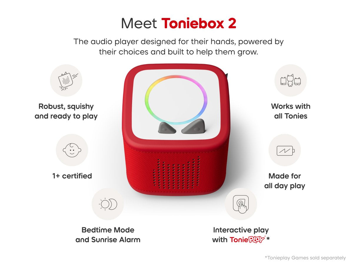 Tonies - Toniebox 2 Rood Startset Doos